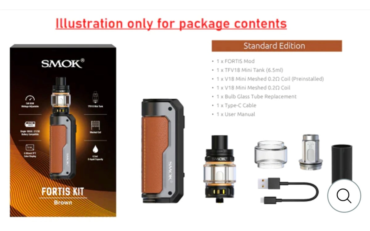 Vape Device Smok Fortis Vape Kit