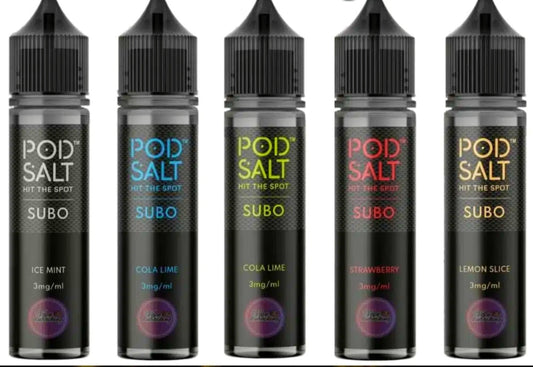 Vape Juice Pod Salt E-Liquid | Subo E-Juice 50ml 3mg